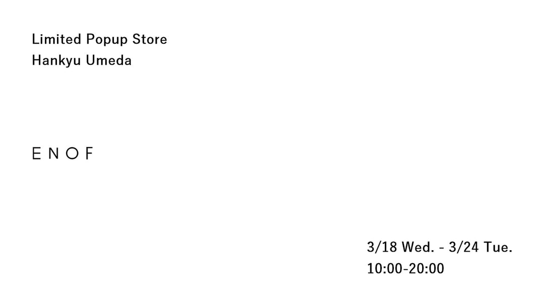 阪急うめだポップアップのお知らせ