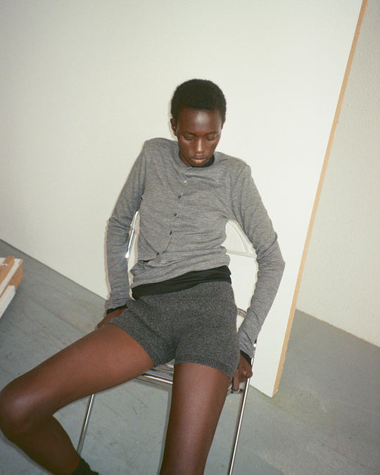 【10/21 19:00-】cashmere knit shorts
