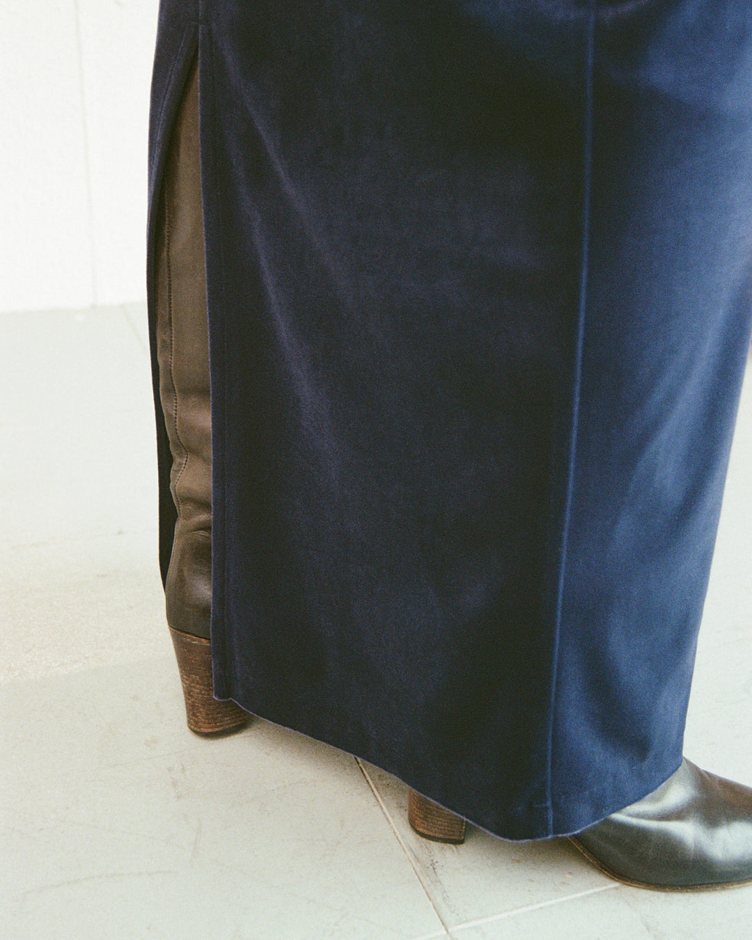 [2025FW preorder] velor long skirt