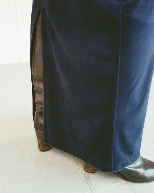 [2025FW preorder] velor long skirt