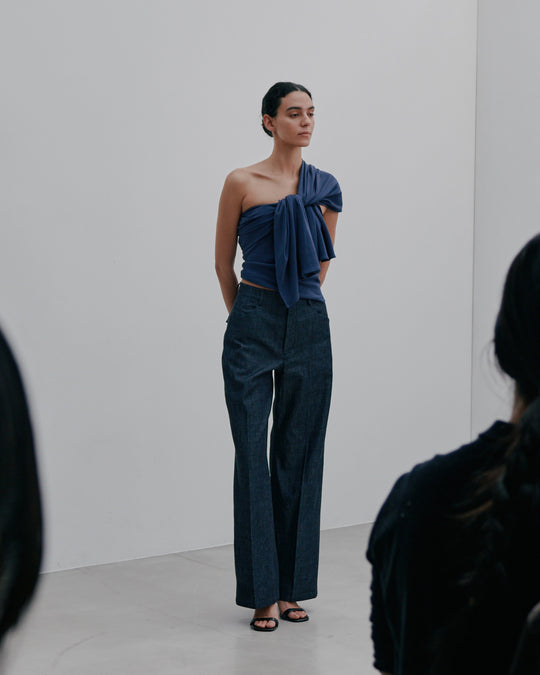 [2025FW preorder] cotton flared work pants
