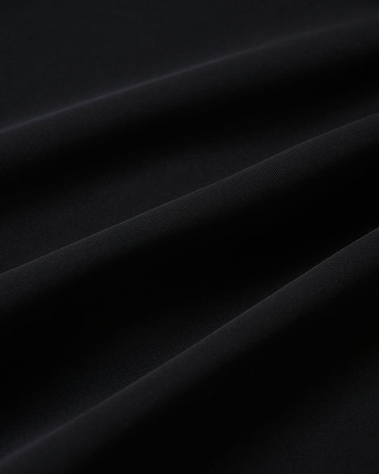 jersey long skirt black