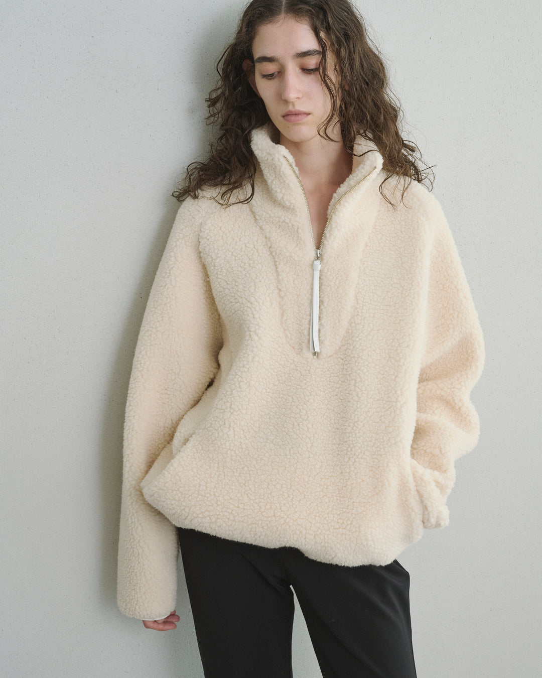 [2025FW preorder] fleece half zip jacket