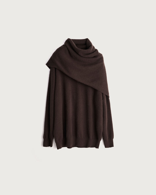 [2025FW preorder] cashmere sweater with stall