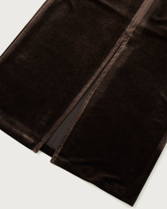 [2025FW preorder] velor long skirt