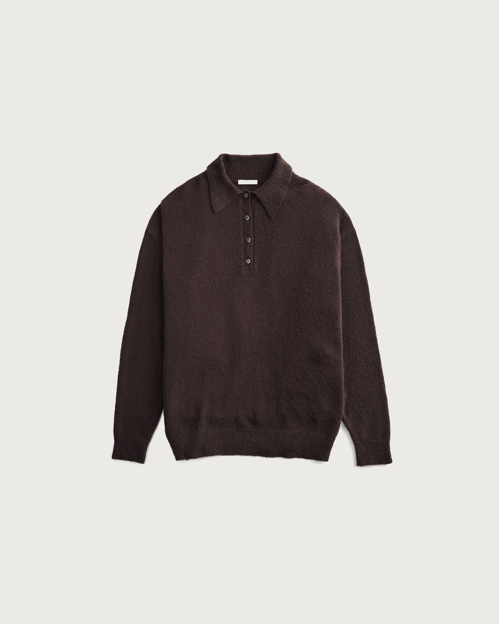 [2025FW preorder] poodle knit polo sweater