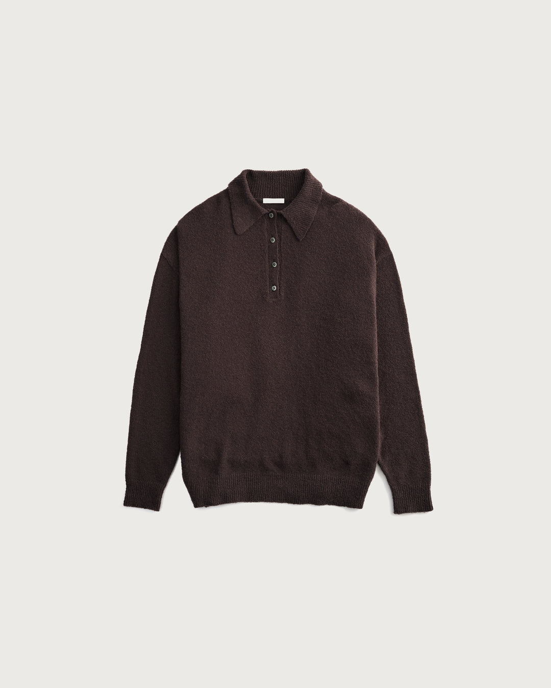 [2025FW preorder] poodle knit polo sweater