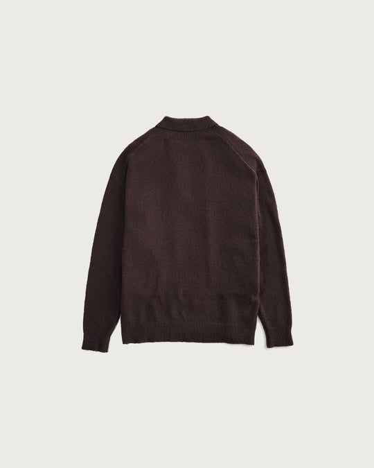[2025FW preorder] poodle knit polo sweater