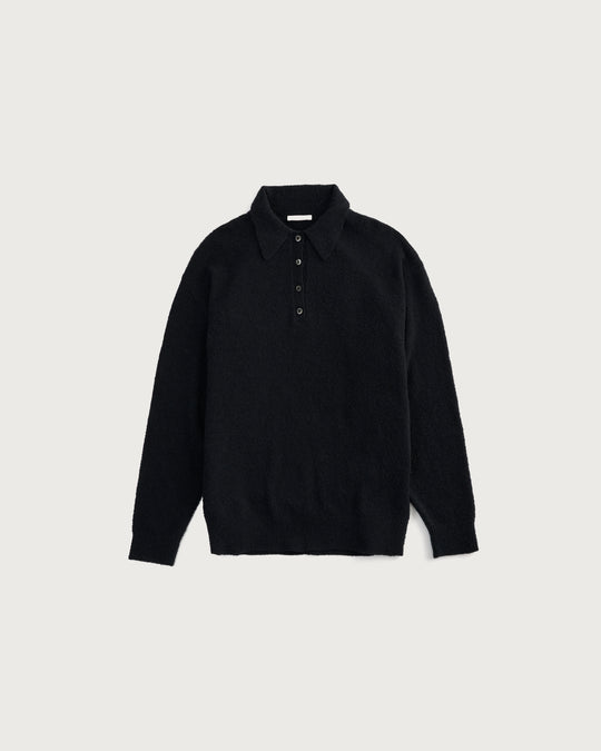 [2025FW preorder] poodle knit polo sweater