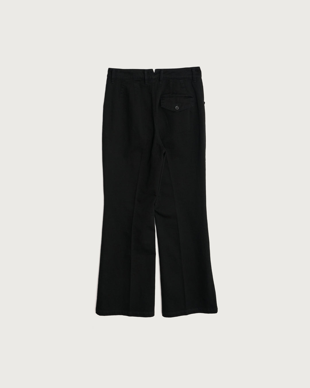 cotton flared work pants