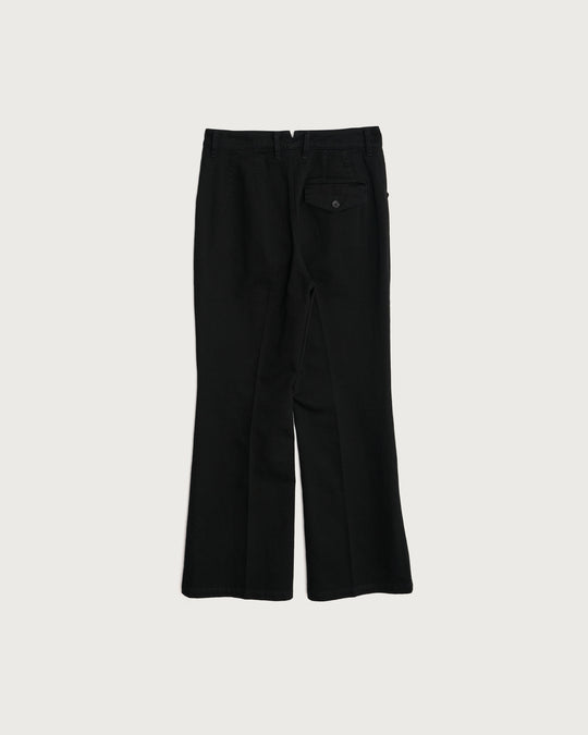 cotton flared work pants