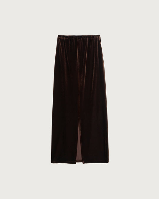 [2025FW preorder] velor long skirt