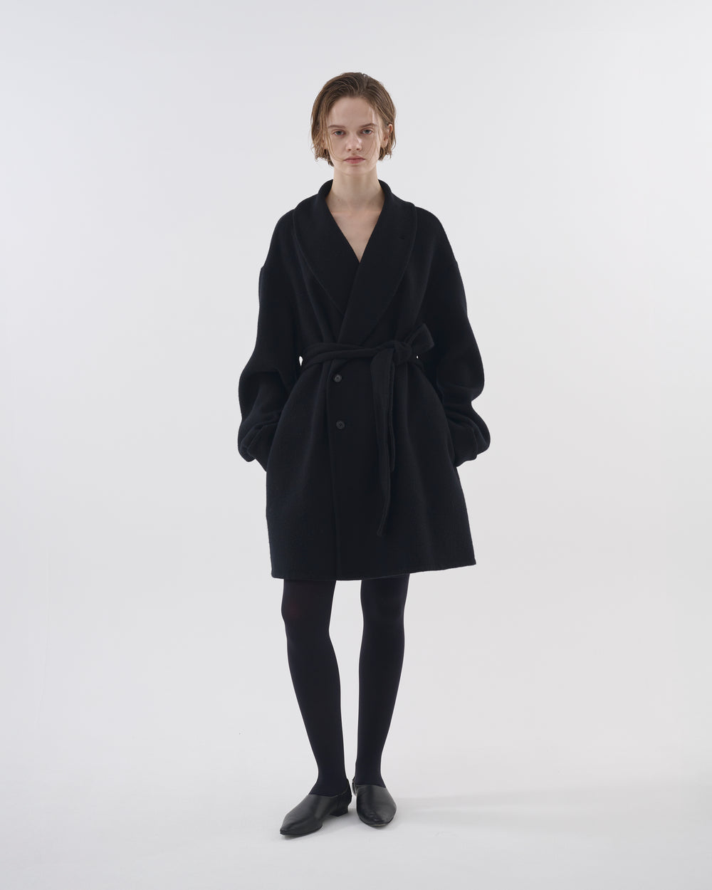 [2025FW preorder] wool rever half coat