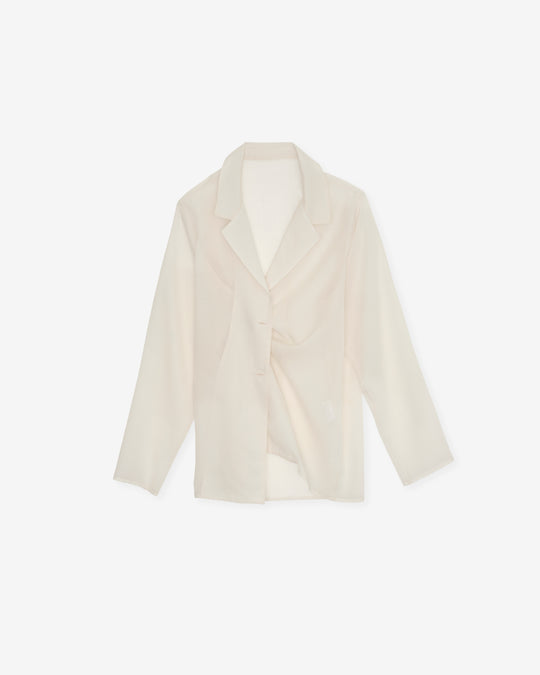wool sheer jacket