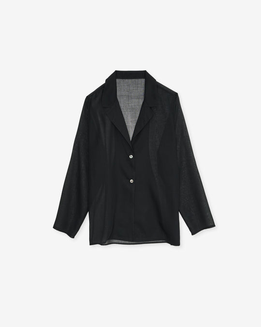 wool sheer jacket