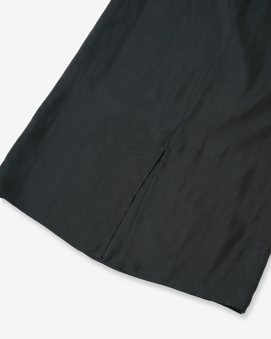 peach skin cropped skirt