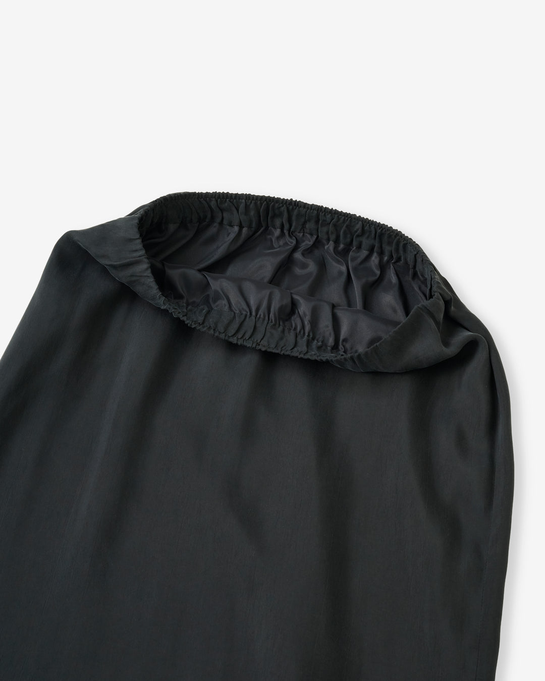 peach skin cropped skirt