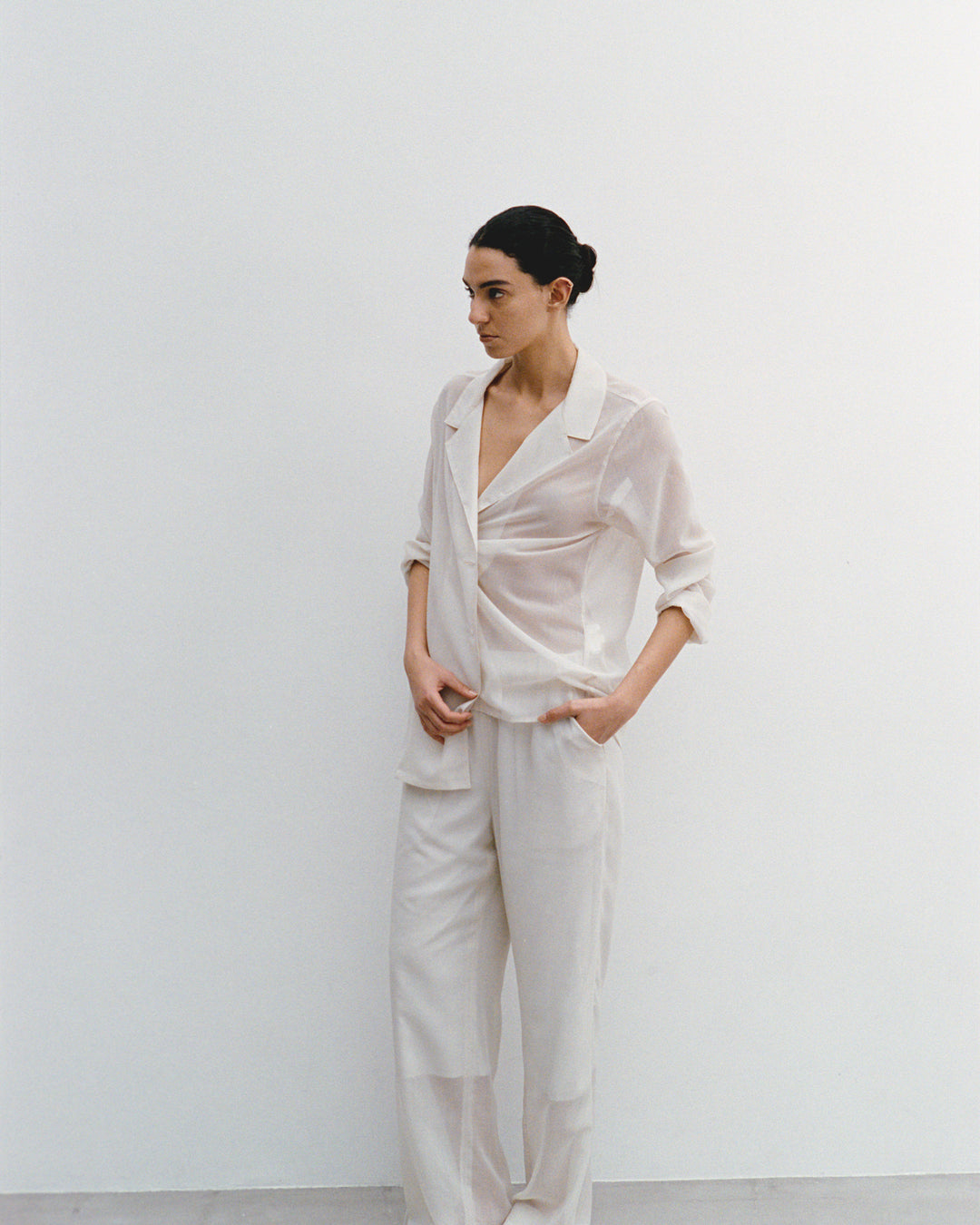 wool sheer jacket