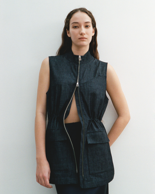 denim work vest