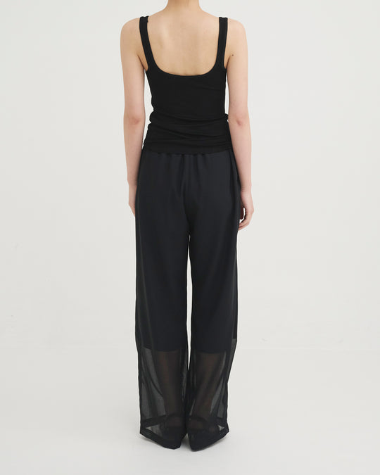 【4/8 19:00-】wool sheer pants