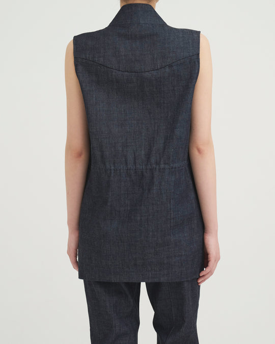 denim work vest