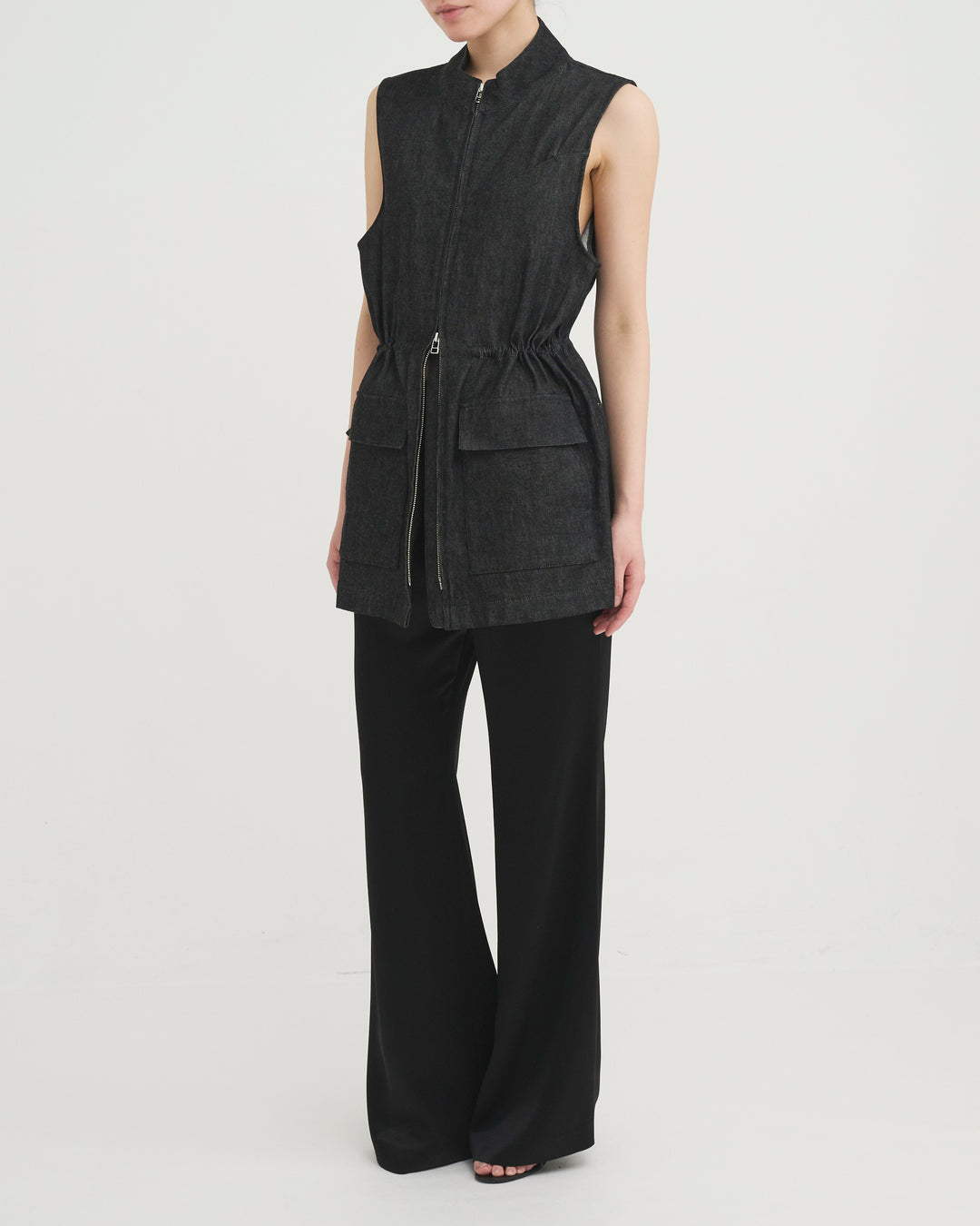 denim work vest