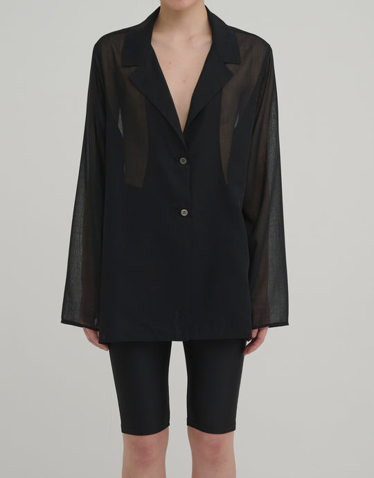 wool sheer jacket