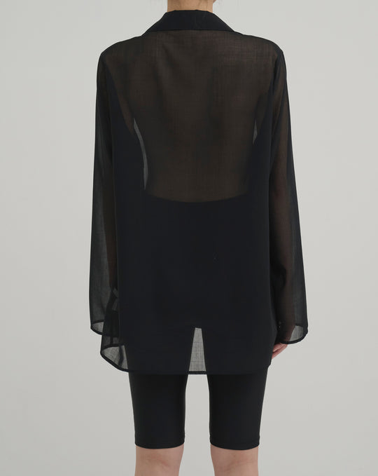 wool sheer jacket