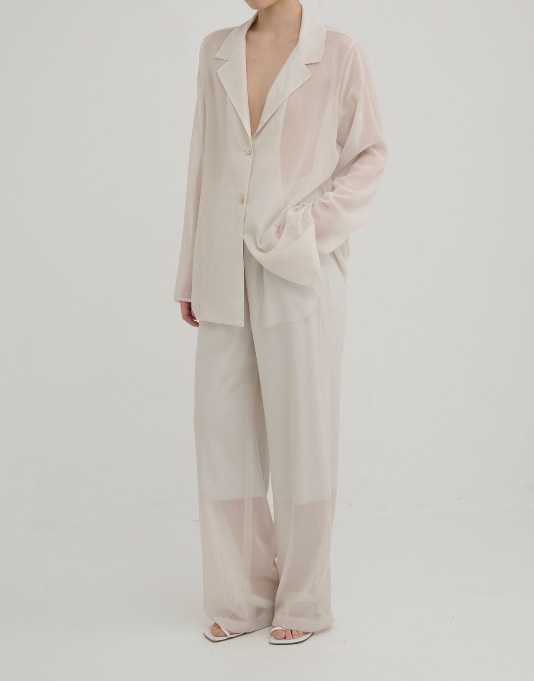 wool sheer jacket
