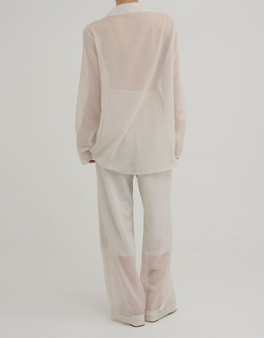 wool sheer jacket