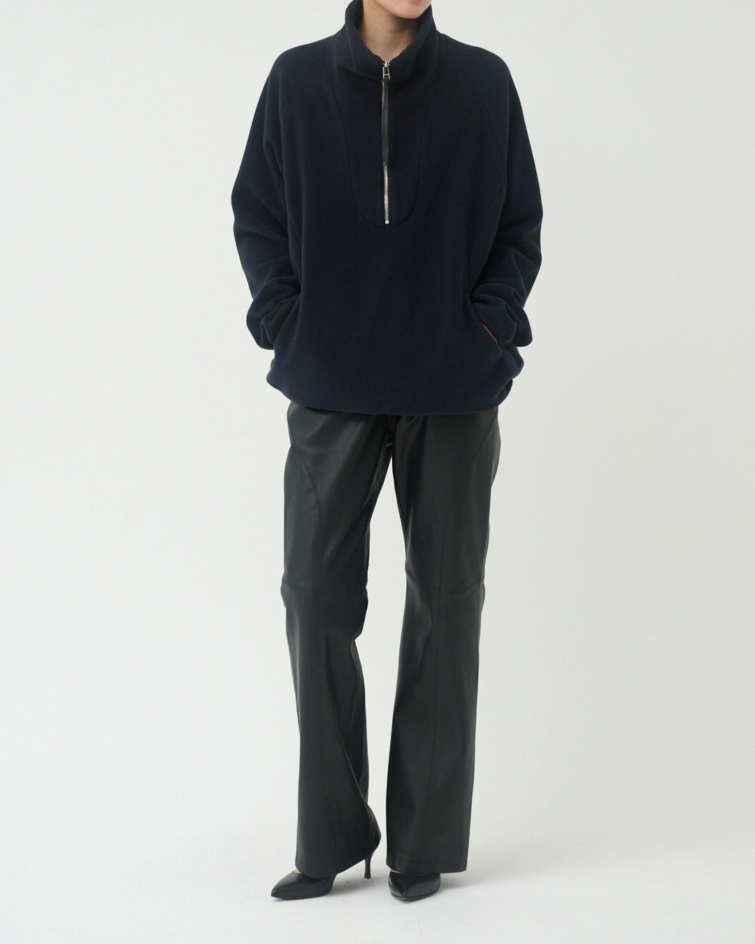 【10/21 19:00-】fleece half zip jacket