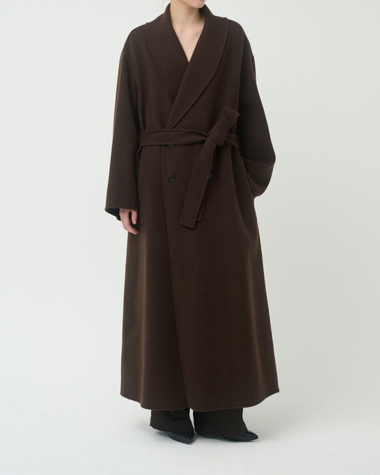 【11/4 19:00-】wool rever gown coat