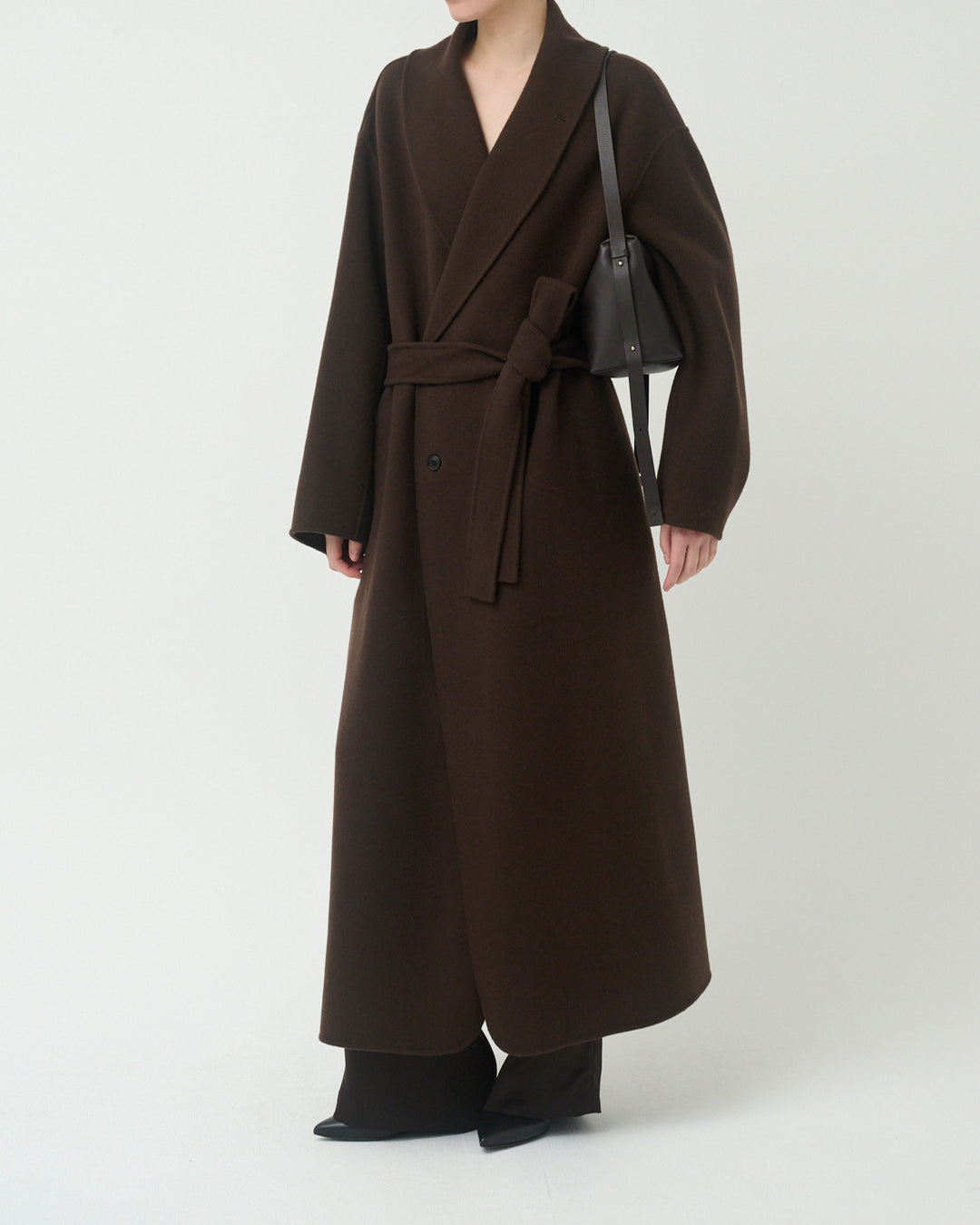 【11/4 19:00-】wool rever gown coat