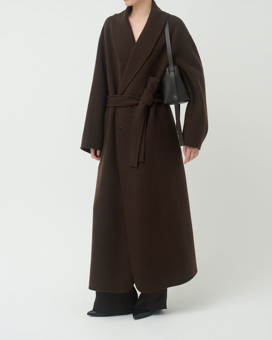 【11/4 19:00-】wool rever gown coat