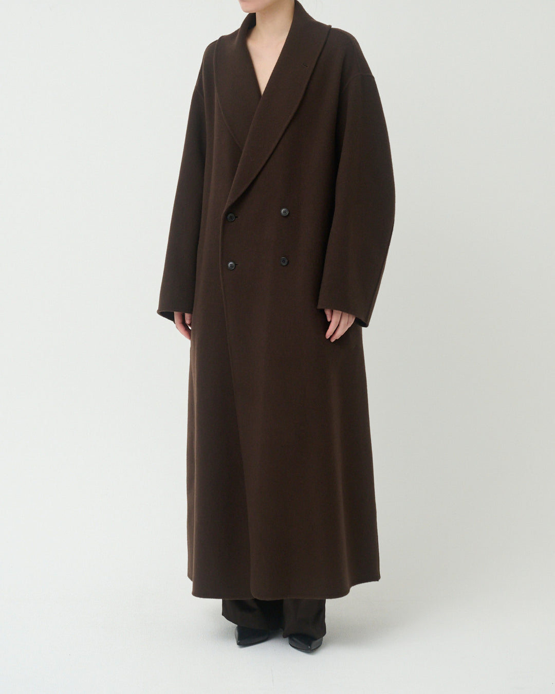 【11/4 19:00-】wool rever gown coat