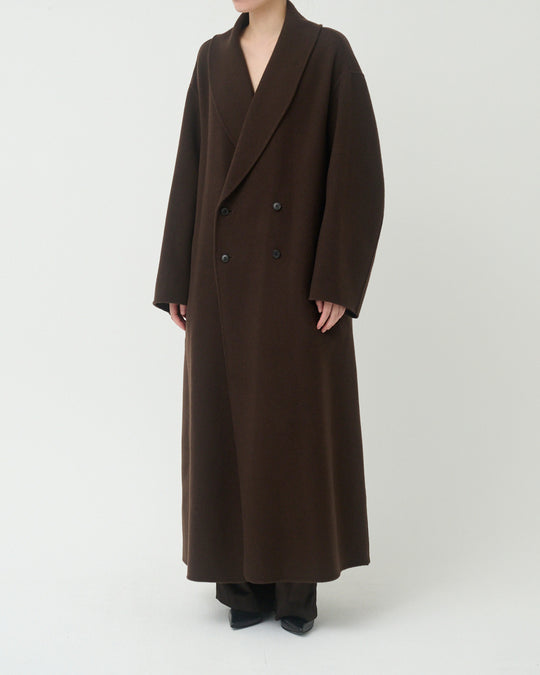 【11/4 19:00-】wool rever gown coat