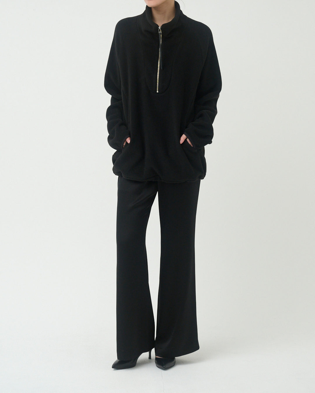 【10/21 19:00-】fleece half zip jacket