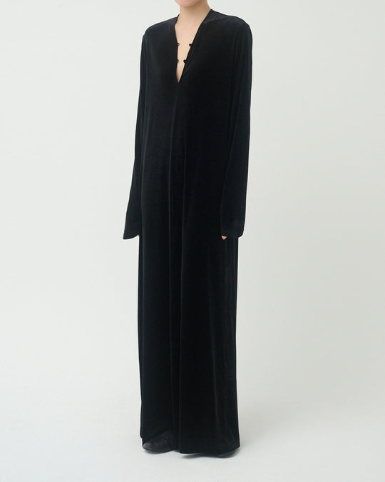 [2025FW preorder] velor jersey long dress