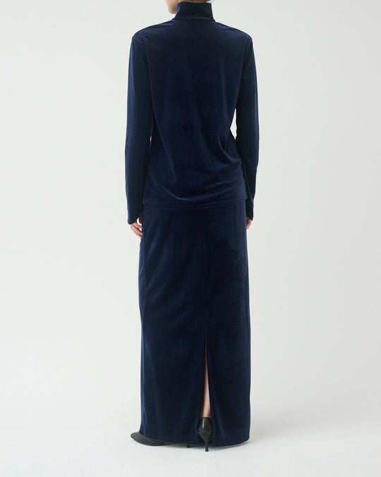 [2025FW preorder] velor long skirt