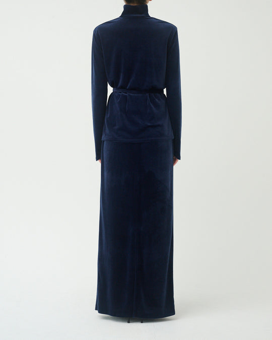 【9月30日 19:00-】velour ribbon top