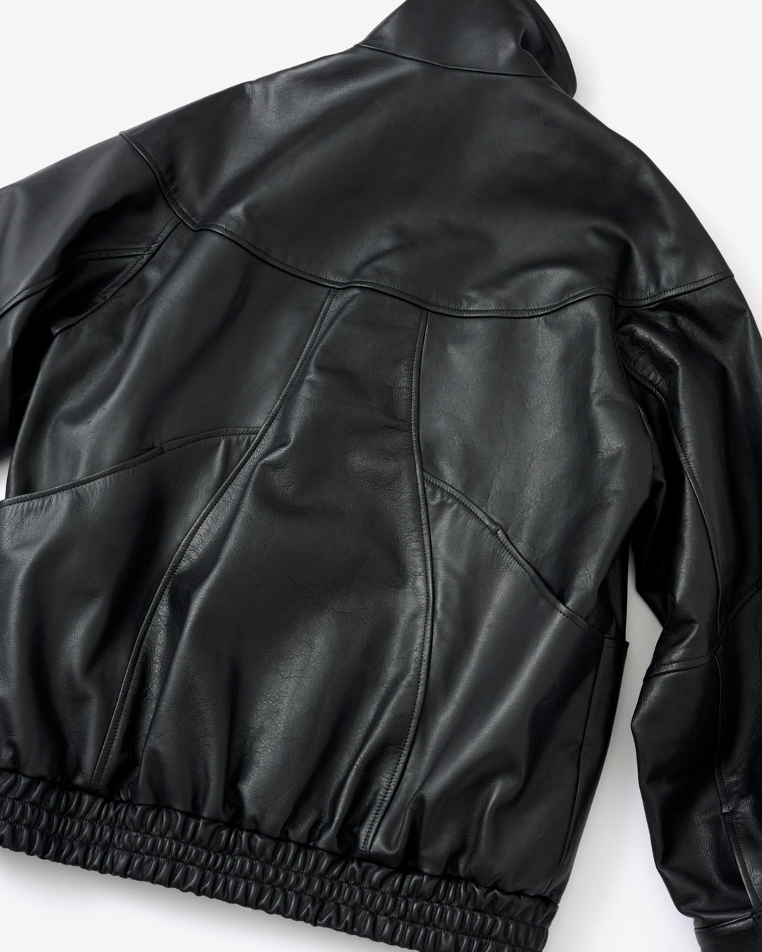 【10/21 19:00-】leather bomber jacket
