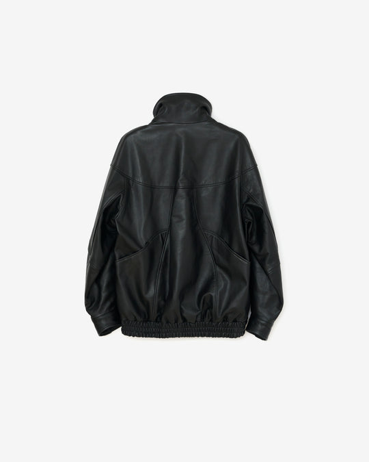 【10/21 19:00-】leather bomber jacket