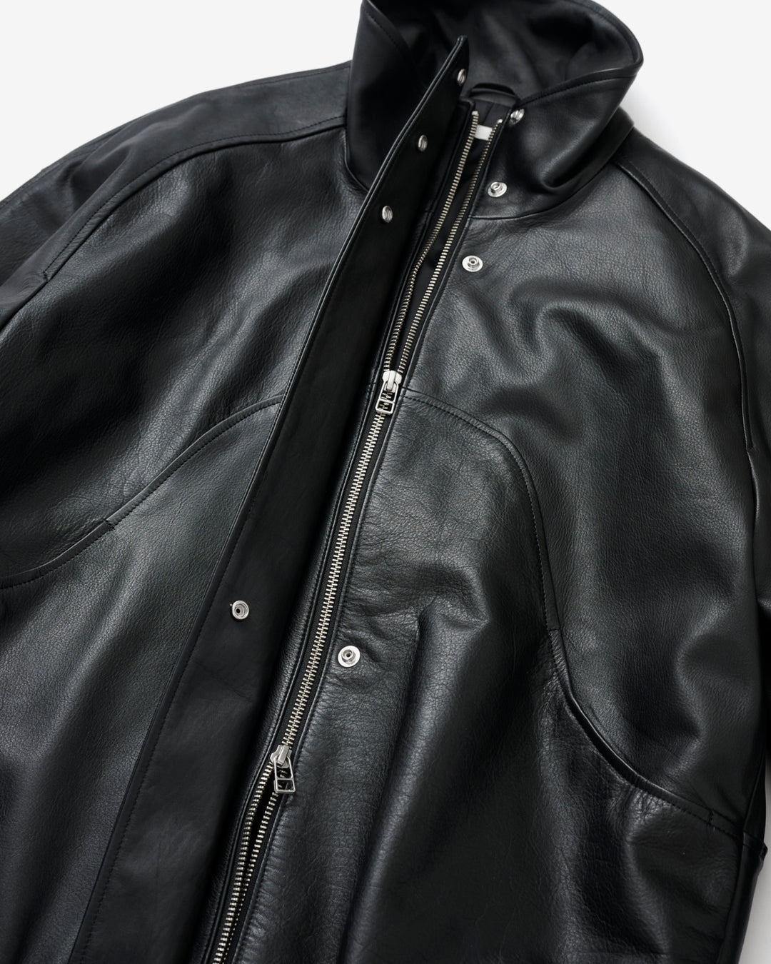 【10/21 19:00-】leather bomber jacket