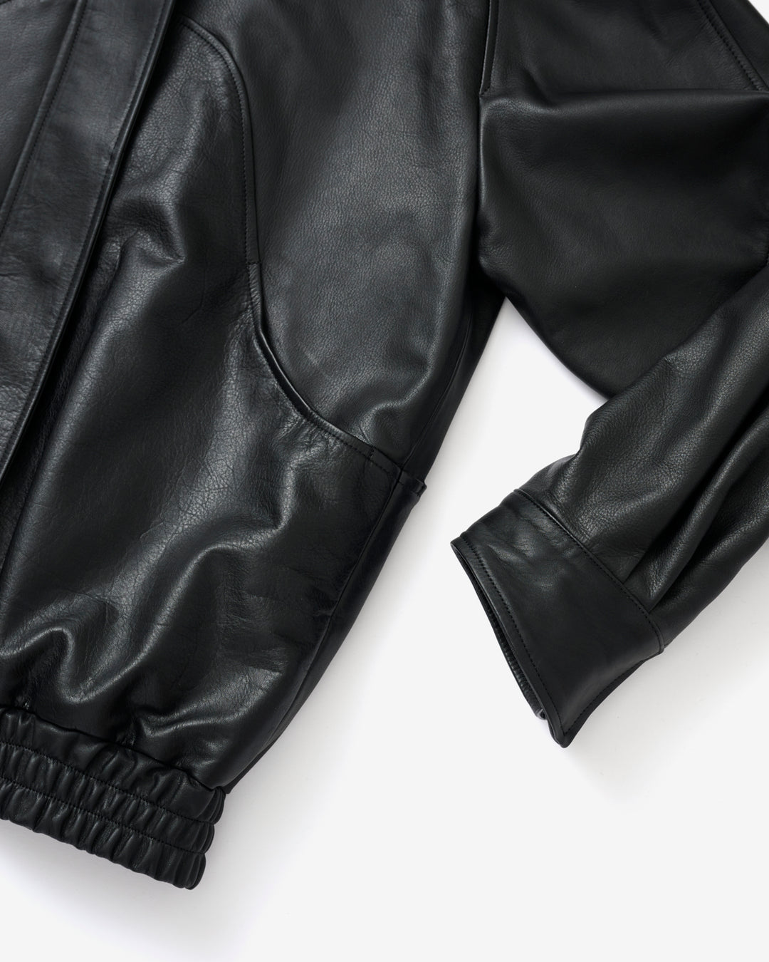 【10/21 19:00-】leather bomber jacket