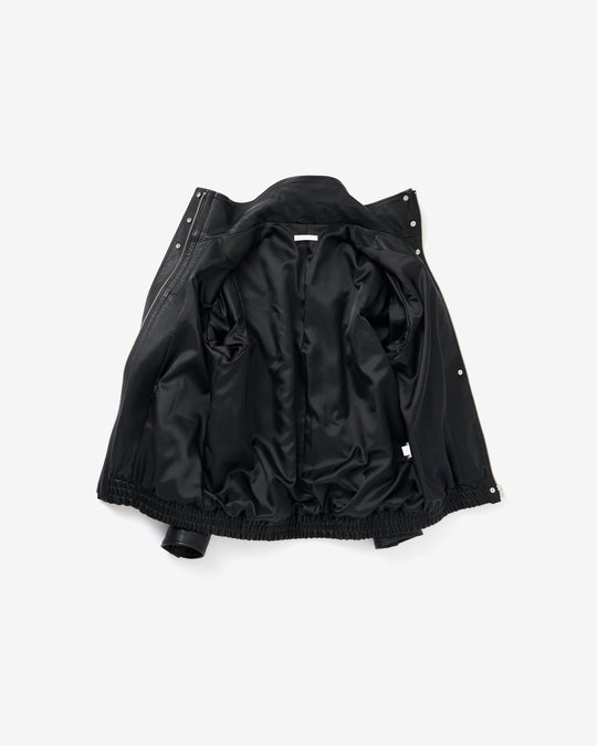 【10/21 19:00-】leather bomber jacket